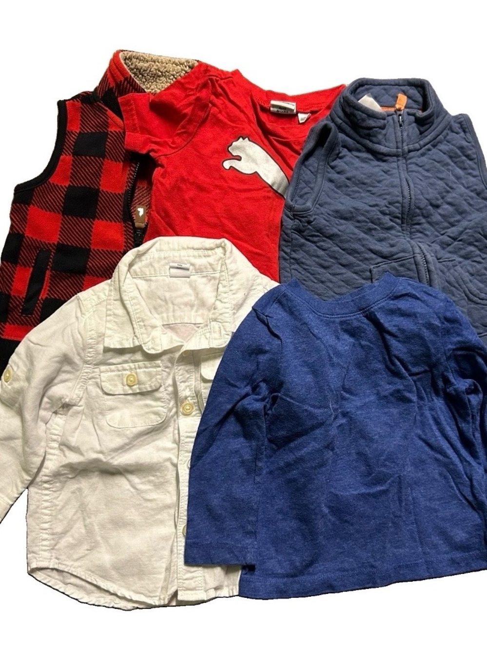 Toddler Boy Winter Tops Vests Long Sleeves Size 12-18 Months Baby Gap